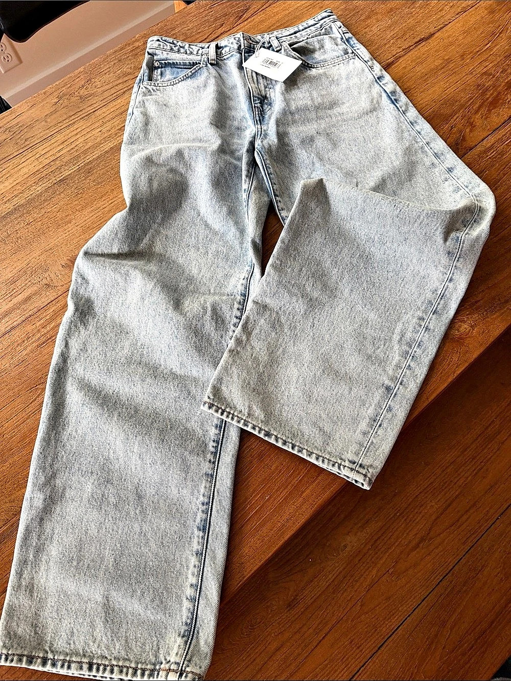FRAME Long Barrel Jeans Blue Waist 27 NWT
